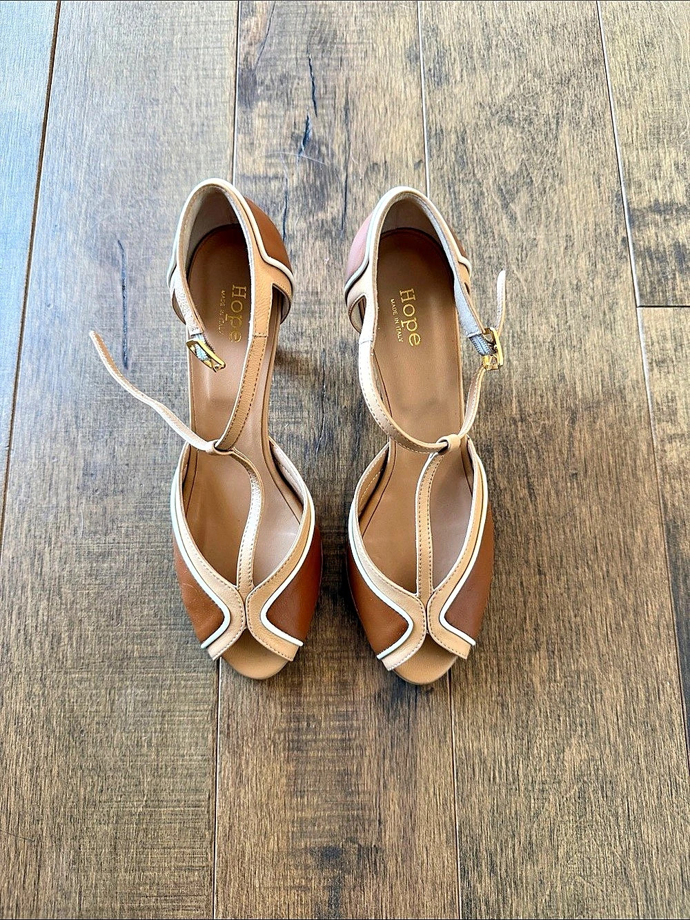 Hope Heels in Brown EU 40
